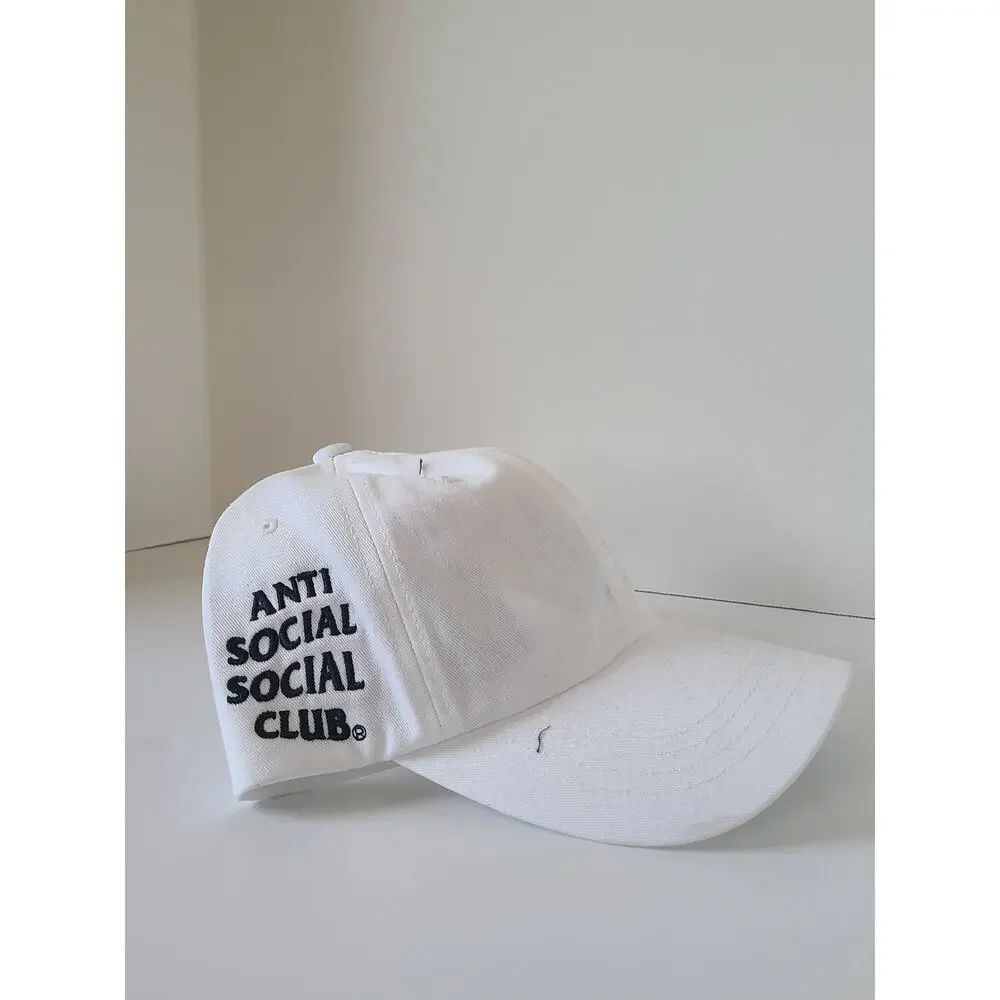 Anti Social Social Club Adjustable Hats – Pink & White